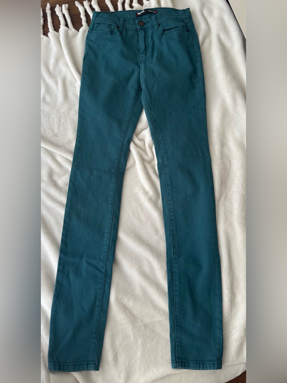 Urban Outfitters Teal-Green Skinny Jeans